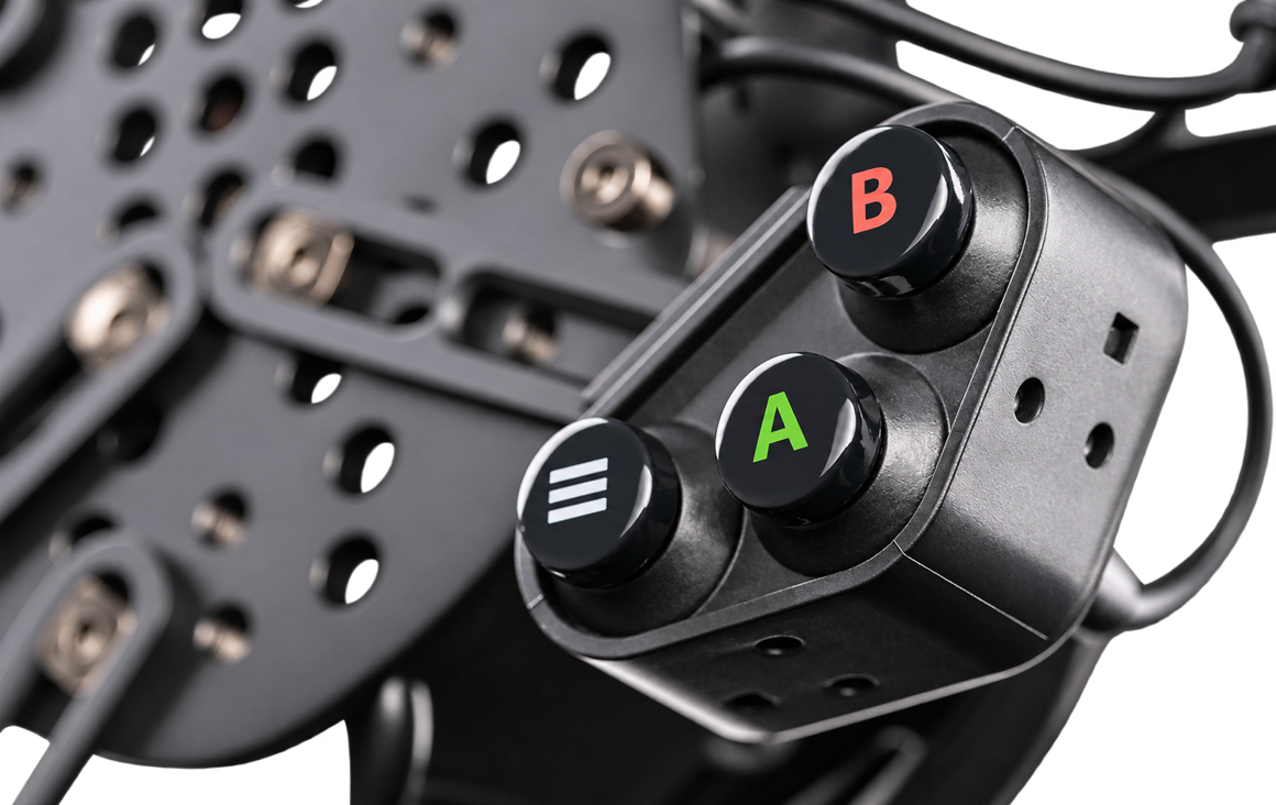 Regulowany moduł przycisk&oacute;w A, B i menu na hubie Fanatec ClubSport Universal Hub V2